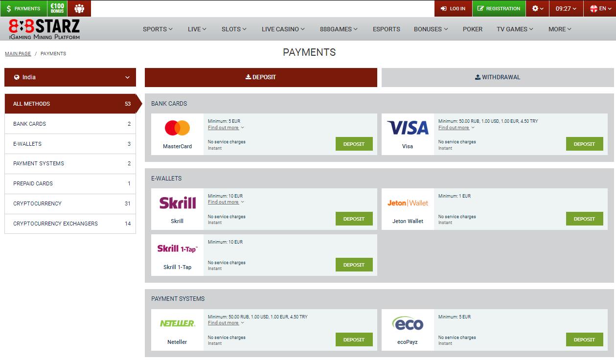 Payments Methods
